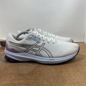 Asics GT 1000 11 Women Size 12 1012B197 White Running Shoes Sneakers